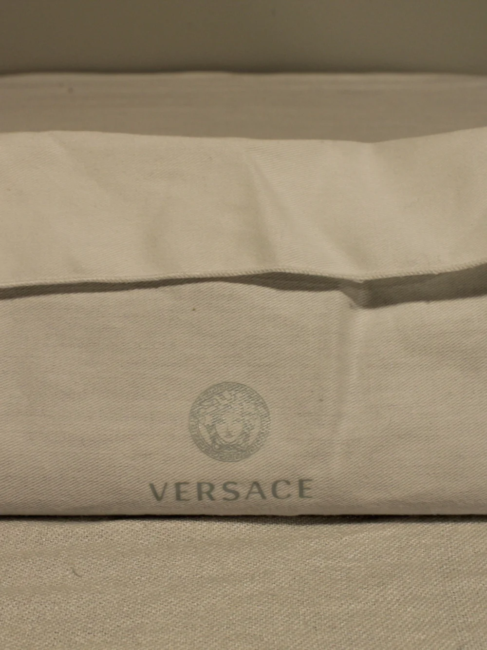 Versace Black Leather Wallet with Authenticity Card